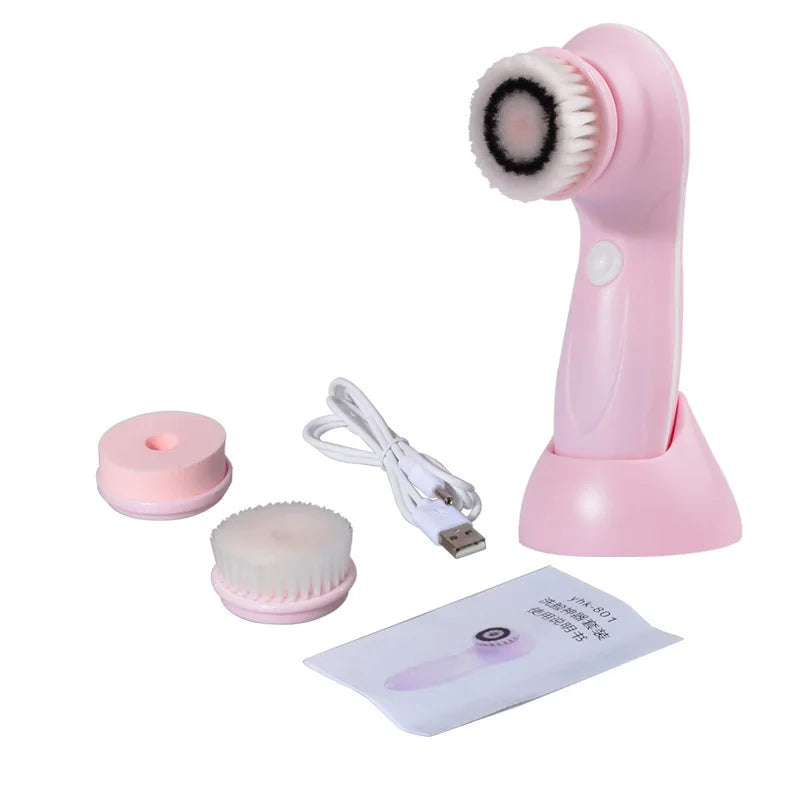 Pure Luna™ GlowSpa 3-in-1 Facial Cleansing Brush
